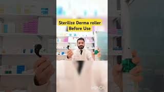 Derma Roller Sterilize Before using it pharmacist pharmacy dermaroller skincare [upl. by Cletus]