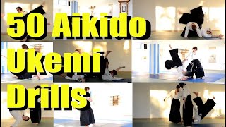 Aikido Ukemi 50 Different Ukemi Drills in 7 Minutes [upl. by Arita]