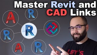 Link Revit amp Link CAD  Master Links in Revit Tutorial [upl. by Jamilla]