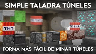 Minecraft Tuneladora de TNT Fácil  Haz Túneles Sin Minar [upl. by Giovanni]