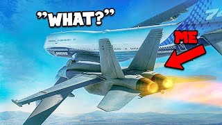 Intercepting Random Airliners in Flight Simulator Multiplayer [upl. by Annaet]