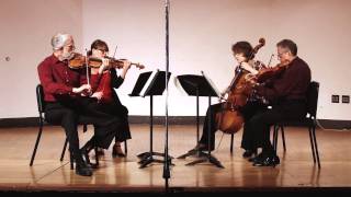 QUBE the String Quartet at Otterbein University Arriaga Quartet No 2 in A Major [upl. by Thacker]