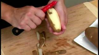 Cooking Tips  How to Peel Russet Potatoes [upl. by Apostles116]