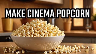 quick easy how to make sweet popcorn on cooker  cinema sweet popcorn [upl. by Eneliak]