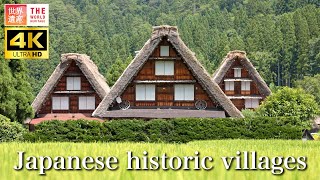 【4K】Japanese Four Seasons in 4K World Heritage of Shirakawago and Gokayama [upl. by Kingston]