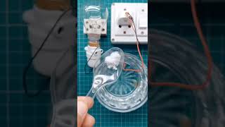 ⚡ Electric conductivity experiment 🧪 💡 through water and salt electric conductivity experiment [upl. by Rawden583]