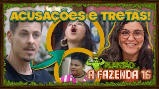 🐔AFazenda16 Tretas Sacha confronta Vanessa e Gizelly cutuca Flora descobre que não é confiável [upl. by Standford345]