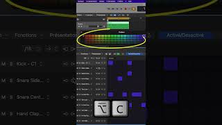 Tutoriel Logic Pro Français  comment colorer les différentes parties du Step Sequencer [upl. by Isej]