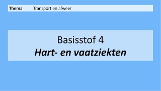 VMBO 4  Transport en afweer  Basisstof 4 Hart en vaatziekten  8e editie [upl. by Deirdra]