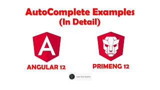 PrimeNG Autocomplete in Angular Application [upl. by Alit]