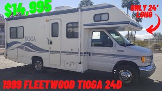 15000 Motorized Class C RV 1999 Fleetwood Tioga 24D Video Walkthrough SOLD [upl. by Adlen313]