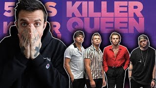 EPIC COVER  5SOS  Killer Queen Reaction [upl. by Dorahs]