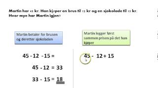 Regning med parteneser [upl. by Wappes]