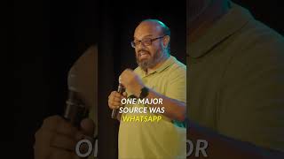 Corona Vs WhatsApp 😂😂😂 tamilstandupcomedy standupcomedy comedy standup tamilcomedy funny [upl. by Skcirdnek]