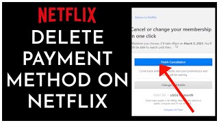 How to Delete Payment Method on Netflix 2023 Remove Payment Method on Netflix [upl. by Nisaj]