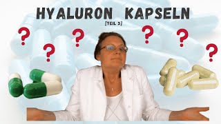 Hyaluron Kapseln Erfahrungen Dosierung Wirkung TEIL 3  erklärt von Drmed Natalie Wiesen [upl. by Benenson]