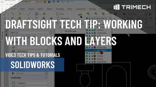 DraftSight Tech Tip Working with Blocks and Layers [upl. by Sussman]