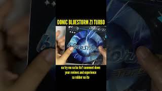 Donic Bluestorm z1 turbo table tennis rubber [upl. by Nels764]