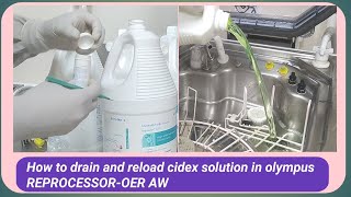 Cidex Solution OPA  Disinfectant  How to Change Cidex BDENDOSCOPY [upl. by Levania]