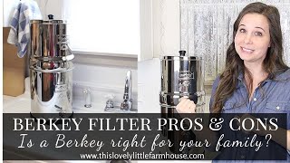 Berkey Water Filter Pros and Cons  BERKEY WATER FILTER REVIEW [upl. by Issirk]