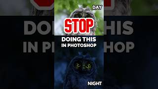 Convert Day to Night in Photoshop  Shorts [upl. by Neva]