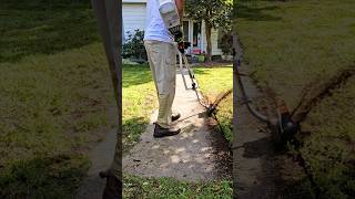 Battery Edger VS Lawn Edges 🌿 lawn fyp grass toropartner [upl. by Ikkiv815]