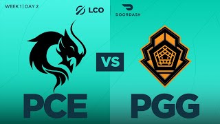 PCE vs PGG  Week 1 Day 2  DoorDash LCO Split 2 2021 [upl. by Hamal]