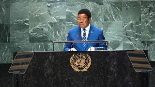 WAZIRI MKUU KASIMU MAJALIWA AKIHUTUBIA BARAZA LA UMOJA WA MATAIFA KWAKISWAHILI [upl. by Othilia]