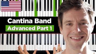 Cantina Band  STAR WARS  Piano Tutorial HARD  Part 1 [upl. by Gaivn]