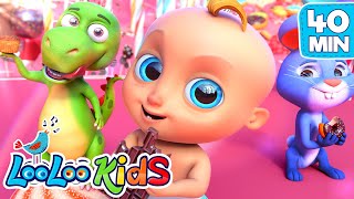 Chocolate yummy yummy  S3EP33 Kindergarten Fun Highlights Compilation  LooLoo Kids Songs for Kids [upl. by Reffotsirk734]