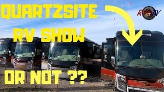 QUARTZSITE RV SHOW 2019 or NOT [upl. by Gavini]