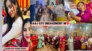 Aaj gye ring Ceremony m ❤️kyu aana pada phle hi❤️ [upl. by Clementas]