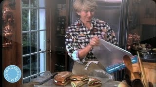 Circular Sub Sandwich  Throwback Thursday  Martha Stewart [upl. by Sharyl459]