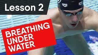 HOW TO BREATHE WHILE SWIMMING New StepbyStep TUTORIAL [upl. by Swanson]