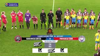 Maidenhead Utd Women 20 Portishead Town  Highlights  6th October 2024 [upl. by Mckeon477]