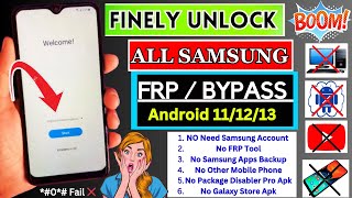 2024 Finally New Method✅ Samsung Android 111213 FRP Bypass Without PC  Google Account Remove 🔥 [upl. by Trubow]