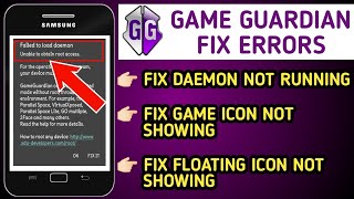 How to fix game guardian daemon not running problem  Game guardian not working [upl. by Maureen]