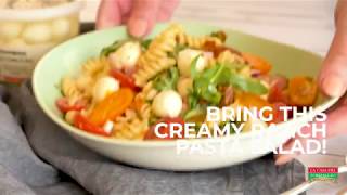 Bocconcini Ranch Pasta Salad [upl. by Suhail569]