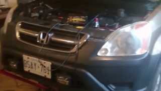 Honda CRV K24 AC air condtioning belt bypass [upl. by Kanor601]