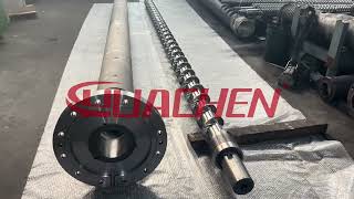 170 Single Screw Barrel for Pet Polyester Staple Fiber [upl. by Elehcin237]