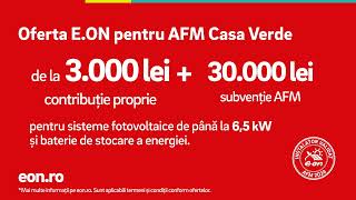 EON Solar Casa Verde 2024 sistem fotovoltaic de pana la 65kW in contributia de 3000 lei [upl. by Emily]