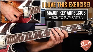 7 Arpeggios of a Major Key  My Favorite Guitar Exercise [upl. by Hosfmann]