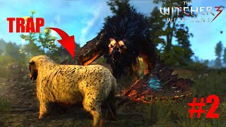 Unbelievable Griffin takedown using Trap in Witcher 3 griffin witcher3 [upl. by Necyla]