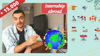 How To Get An Internship Abroad  TOP WEBSITES  🌍 🇺🇸 [upl. by Dnarb189]