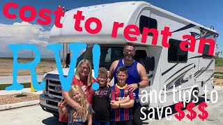 How much does it COST to RENT an RV [upl. by Feeley]