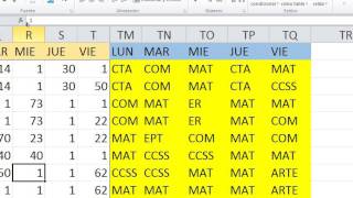 HORARIOS AUTOMÁTICOS CON EXCEL PARA DOCENTES Y ALUMNOS [upl. by Eibrik]