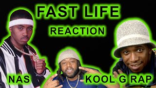 Kool G Rap Feat Nas  Fast Life REACTION  Kool G VERSE CRAZY [upl. by Assilev]