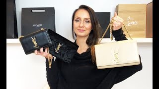 Saint Laurent YSL Kate Mini Vs Small Vs Medium Handbag Size Comparison [upl. by Schertz469]