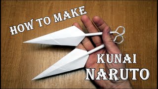 How to make kunai Ninja Weapon Naruto kunai [upl. by Harland]