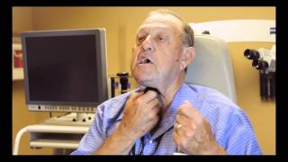 Using an ElectroLarynx Voice and Communication After Laryngectomy  Mr Albert Brooks Story [upl. by Vikky]